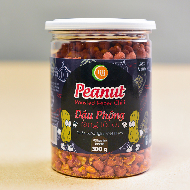 Đậu phộng rang ớt tỏi Tili 300gr