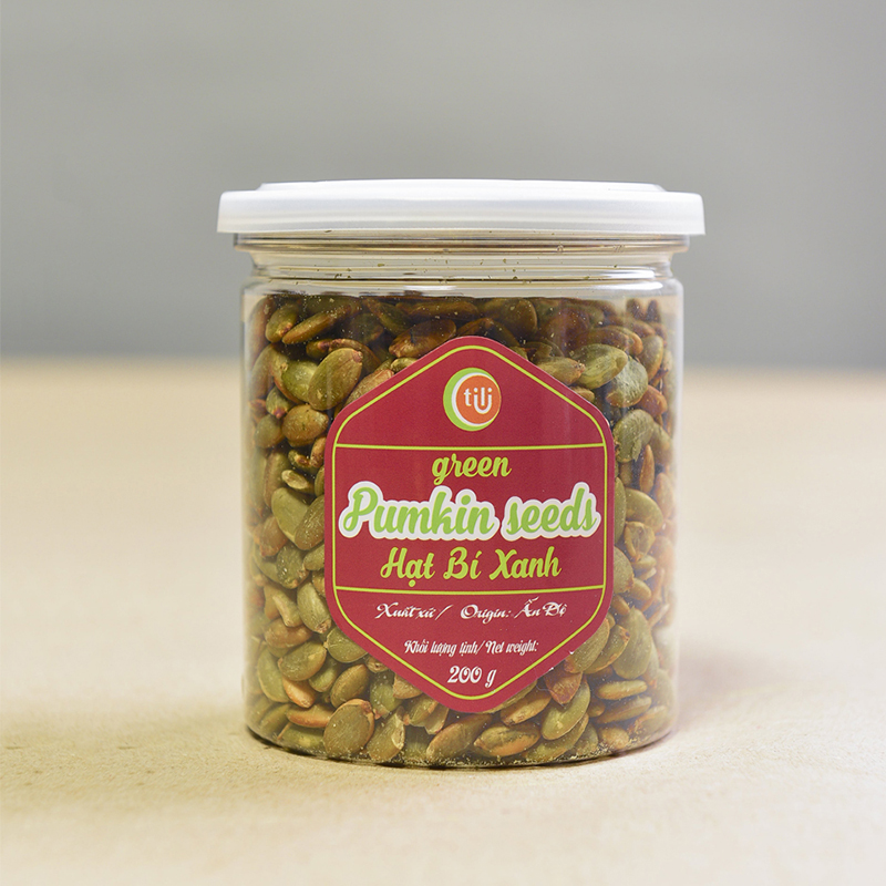 Hạt b&iacute; xanh t&aacute;ch vỏ Tili 200gr