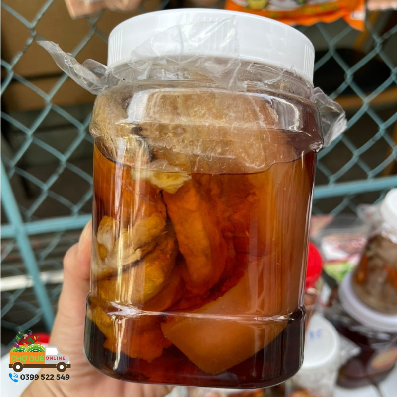 Tai heo ng&acirc;m giấm chua ngọt hũ nhỏ - 500gr